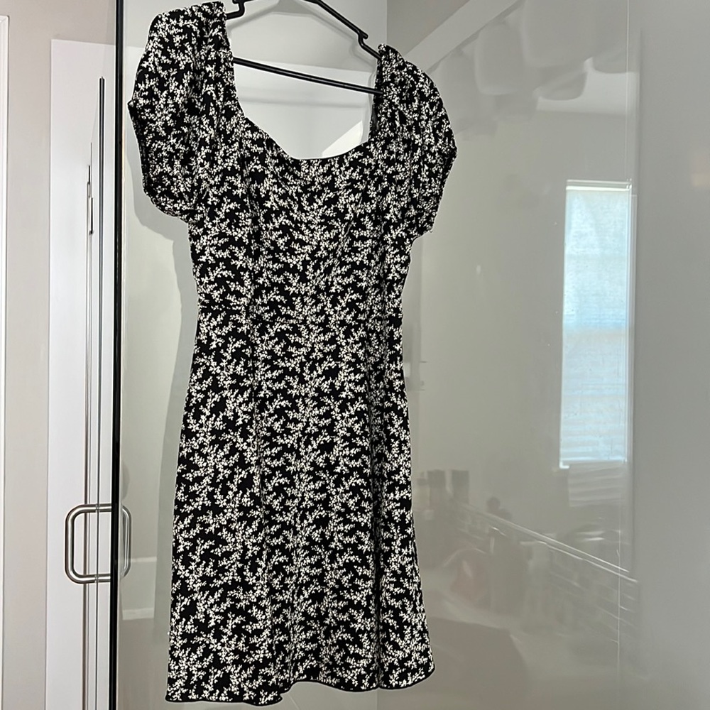 Black mini dress